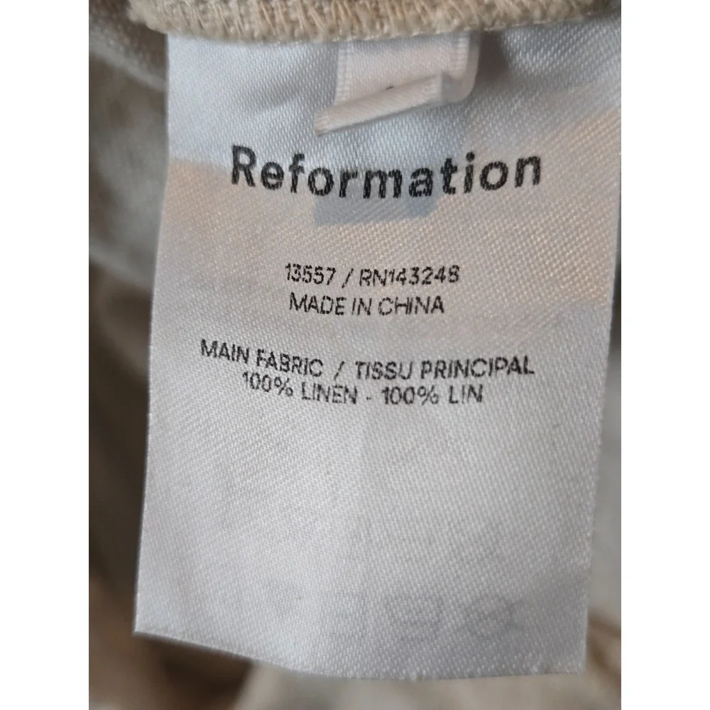 Reformation jumpsuit huntington